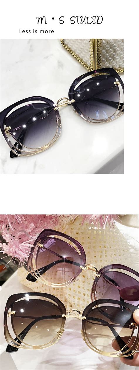 Ms 2018 Women Luxury Classic Eyewear Female Sunglasses Original Brand