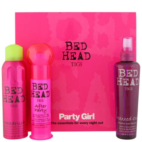 Tigi bed head self absorbed mega nutrient shampoo 3.4 fl oz travel size. Tigi Bed Head Party Girl Gift Set (3 Products) | Free ...
