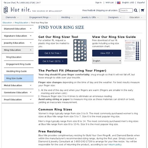 Free Ring Sizer From Blue Nile Ozbargain