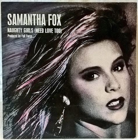 Samantha Fox Naughty Girls Need Love Too 1988 Lp 12 Vinyl Пластинка Germany