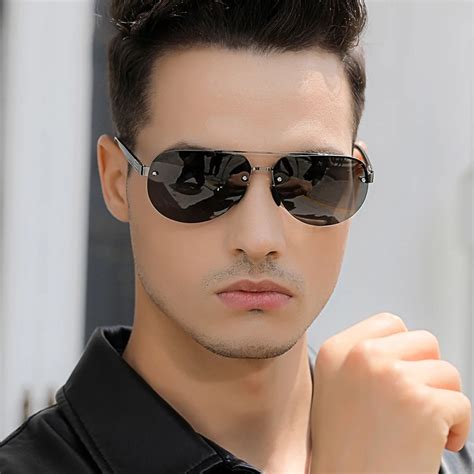 mens polarized sunglasses driving aviator outdoor sports cycling eyewear glasses fast delivery