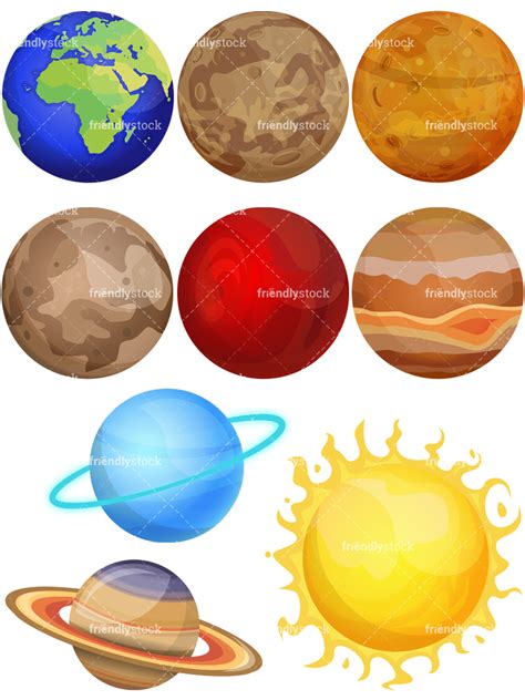 Free Printable Planet Cut Outs
