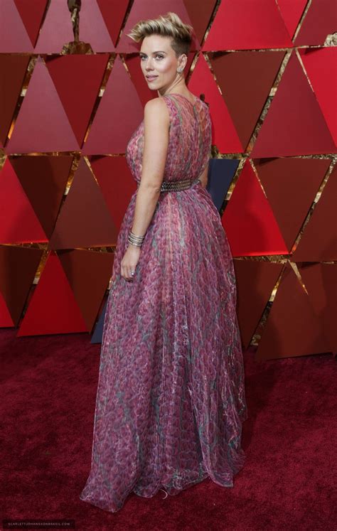 Scarlett Johansson Attends The 89th Annual Academy Awards At Hollywood