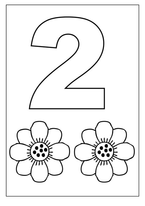 Worksheets For 4 Year Olds Preschool Coloring Pages Numbers