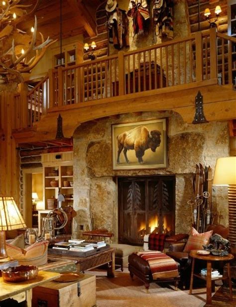 Ralph Lauren Designs Rustic Western Decor Rustic Living Room