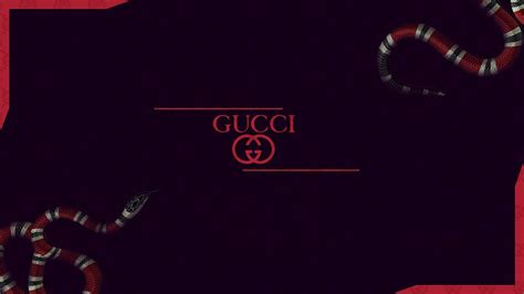 Red Gucci Word With Logo And Red Black Snake Hd Gucci Wallpapers Hd