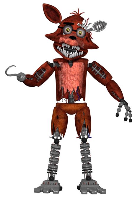 Withered Foxy V3 By A1234agamer On Deviantart
