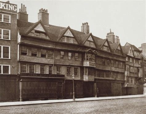 Old Houses In Holborn London Circa 1878 Victorian London London