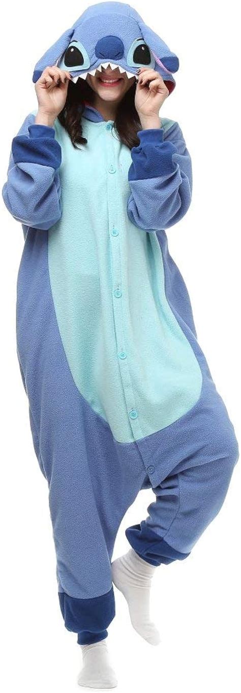Lilo And Stitch Onesie Costume For Adult Women And Men Kigurumi For