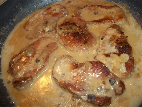 The photos of the finished cream of mushroom pork chops scattered throughout this post show this dish made with canned mushrooms, dried minced onion, and dried minced garlic; 30 Of the Best Ideas for Pork Chops with Mushroom soup In Oven - Best Round Up Recipe Collections