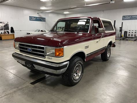 1991 Ford Bronco Xlt For Sale 236029 Motorious