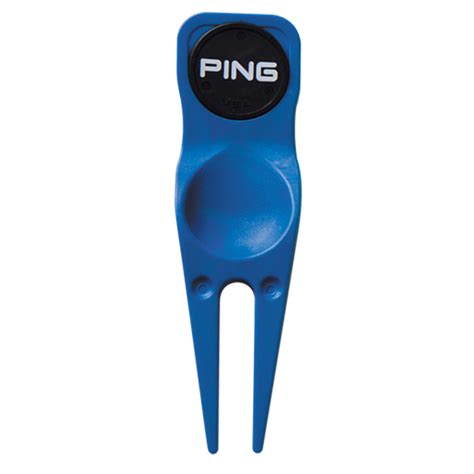 Ping Divot Tool And Ball Marker Mach Blue 2016 Golf New