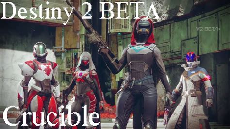 Destiny 2 Beta Ps4 Gameplay Crucible Youtube
