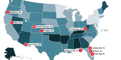 This Map Of Us Divorce Rates Shows Where Marriages Go To Die