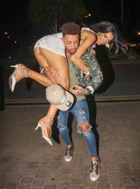 Chloe Khan Goes Wild Star Flashes Everything With Ashley Cain In Very Short Dress Irish