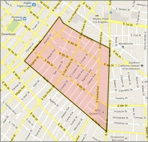 Skid row hotel location map. Skid Row moves to break from downtown neighborhood council ...