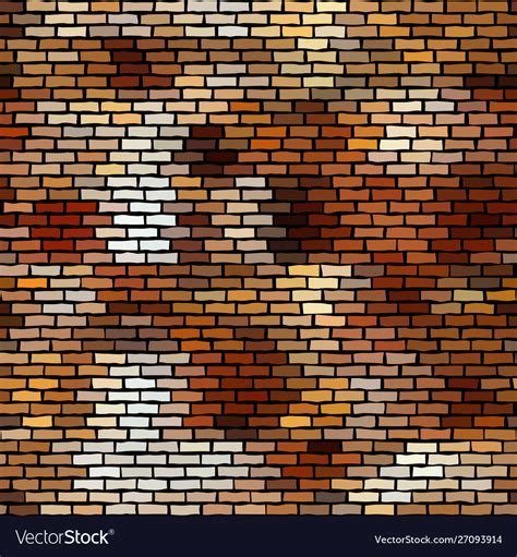Seamless Brick Wall Graphic Royalty Free Vector Image