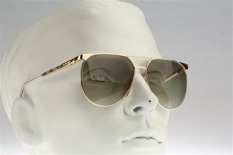 Vintage Oversized Aviator Sunglasses Burberrys B44 01 90s Etsy Aviator Sunglasses Vintage