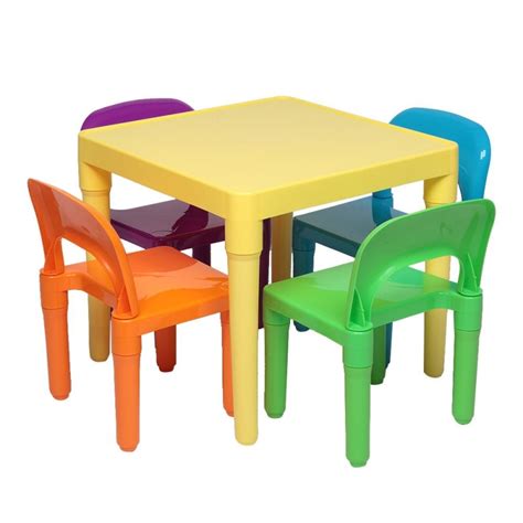 You know your child will be safe when using them. Zimtown Kids Table and Chairs Set - Toddler Activity Chair ...