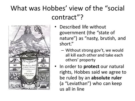 Thomas Hobbes Social Contract Theory An Easy Explanation Of John