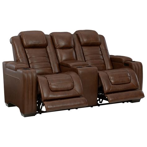 Signature Design By Ashley Backtrack Power Reclining Loveseat With
