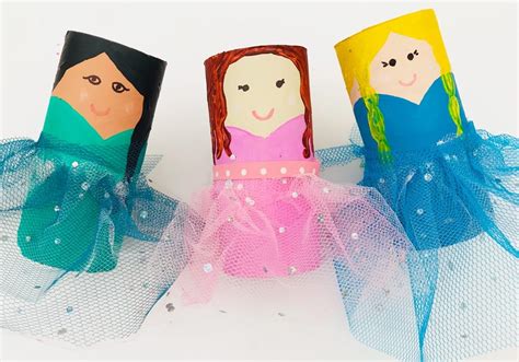 Make Your Own Paper Roll Princess Arts And Crafts
