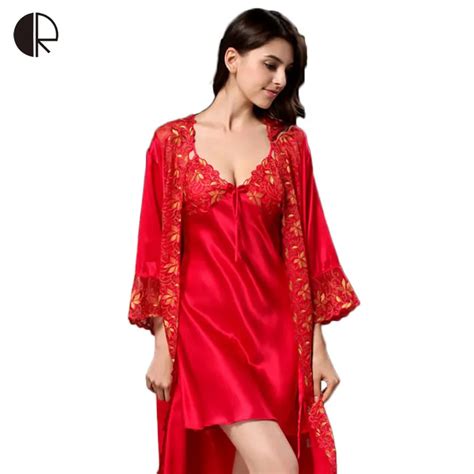 Buy New Sexy Summer 100 Natural Silk Lace Sling Nightdress High Quality Robe