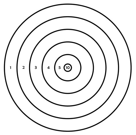X Printable Range Targets