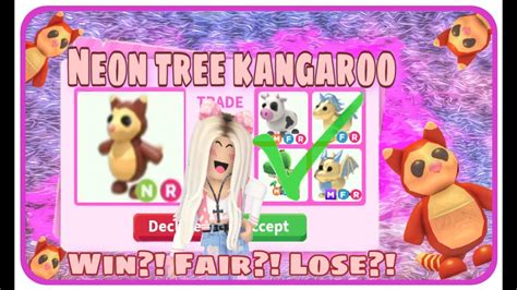 Neon Tree Kangaroo Offers 🗓️mar 07 2023 Adoptme Roblox Youtube