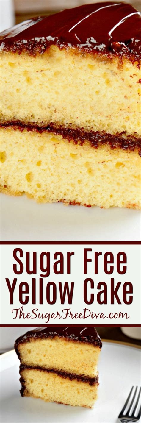 This delicious diabetic cake recipe is a sugar free, gluten free and egg free chocolate cake. A Basic and Easy Sugar Free Yellow Cake Recipe