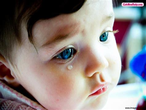 Crying Baby Face Wallpaper