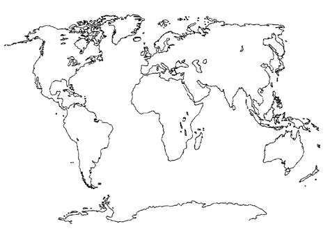 Leere Weltkarte Zum Ausdrucken Bild Weltkarte Kontinente Experisets