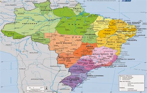 Mapas Tematicos Do Brasil ENSINO