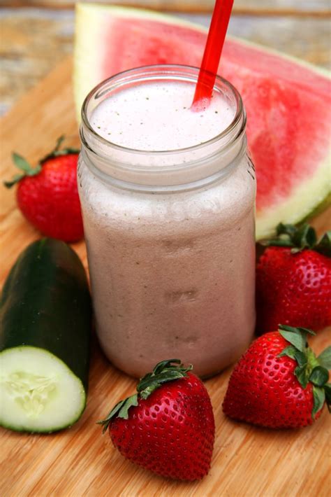 Healthy Smoothies With Summer Fruit Popsugar Fitness
