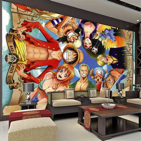 One Piece Wall Mural Japanese Anime Custom Large Photo Wallpaper