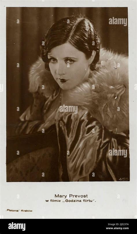 Portrait Of Marie Prevost 002 Hollywood Silent Movie Actress Stock