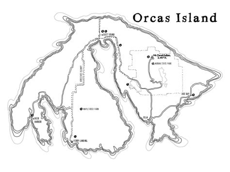 Fieldtrip Orcas Island Guide Map