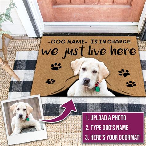 Personalized Dog Doormat Dog Person Dog Door Mat Dogs