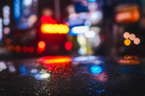 Rainy Day Lights Water Drops 4k Rain 4k 152532 Hd Wallpaper