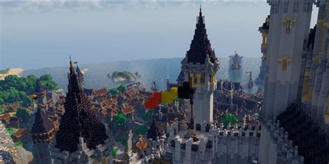 Minecraft Player Makes Incredible Medieval City In Game