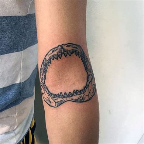 Flowers may be of single colors or shades of color are used to stain tattoo. 60 Shark Jaw Tattoo Designs For Men - A Bite Of Ink Ideas