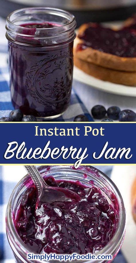 Secure the lid and seal the pressure valve. Instant Pot Blueberry Jam is easy to make and delicious ...