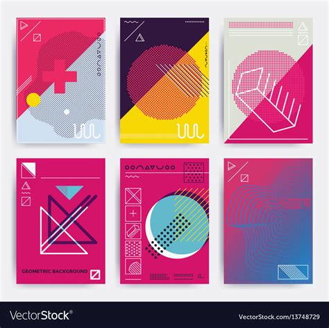 Bright Design Poster Royalty Free Vector Image