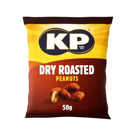 Kp Dry Roasted Peanuts 50g Bestway Wholesale