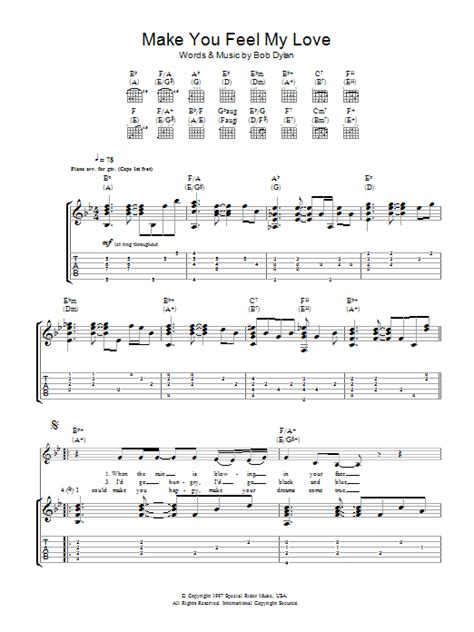 Adele make you feel my love. Make You Feel My Love | Sheet Music Direct