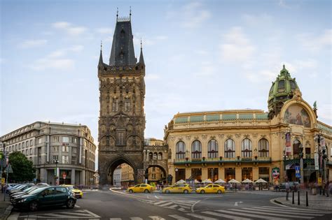 Powder Gate Tower Prague City Tourism