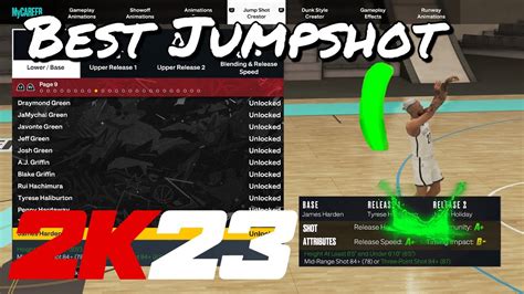 Nba 2k23 Best Jumpshot For 65 To 69 Youtube