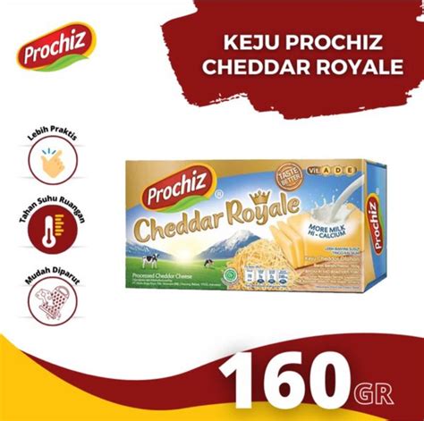 Jual PROMO MURAH Keju Cheese Cheddar PROCHIZ Kecil Premium 170 Gram Di