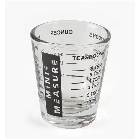 Mini Measure Shot Glass Zest Kitchen Shop