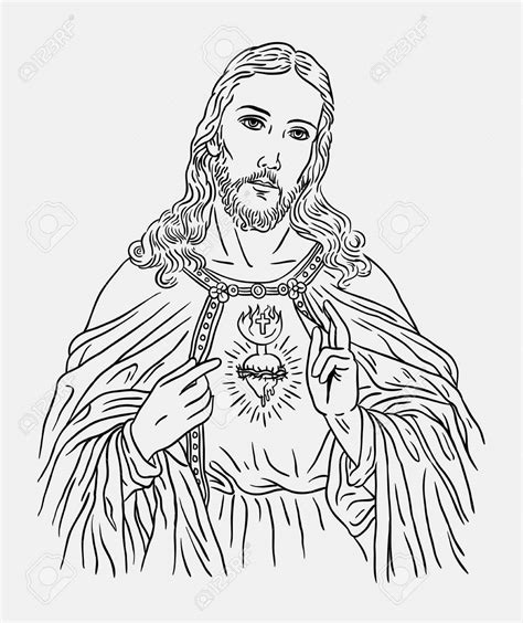 Face Of Jesus Drawing At Getdrawings Free Download